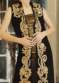 Black Chiffon Suit- Pakistani Formal Designer Dress