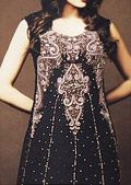 Black Chiffon Suit - Pakistani Formal Designer Dress