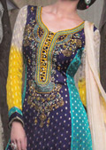 Multicolor Jamawar Suit