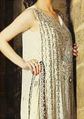 Cream Chiffon Suit- Pakistani Party Wear Dress