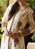 Off-White Chiffon Suit- Pakistani Party Wear Dress