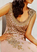 Pink Chiffon Suit- Pakistani Formal Designer Dress