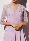 Lilac Chiffon Suit- Pakistani Party Wear Dress