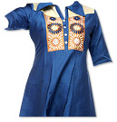 Blue Cotton Kurti