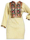 Cream Cotton Kurti