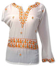 White Georgette Kurti 