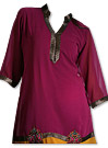 Magenta Chiffon Kurti 