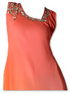 Orange Chiffon Kurti 