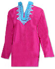 Shocking Pink Khaddi Cotton Kurti