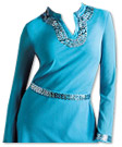 Turquoise Georgette Kurti