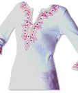 White Khaddi Cotton Kurti