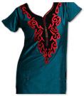 Teal Georgette Kurti