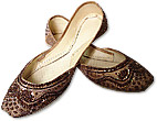 Ladies Khussa- Brown- Pakistani Khussa Shoes