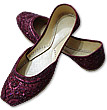 Ladies Khussa- Maroon- Pakistani Khussa Shoes