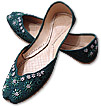 Ladies Khussa- Dark Green  - Khussa Shoes for Women