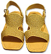 Gents Chappal- Golden- Pakistani Khussa for Men