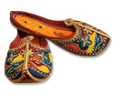 Ladies Slip-on Khussa- Multicolor - Pakistani Khussa Shoes