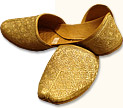 Gents Khussa- Golden- Khussa Shoes for Men