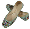 Ladies khussa- Parrot Green- Pakistani Khussa Shoes