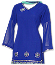 Blue/Sea Green Georgette Suit - Indian Dress