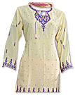 Cream/Pink Georgette Trouser Suit- Indian Dress