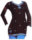 Black/Blue Chiffon Trouser Suit- Indian Dress