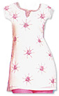 White/Hot Pink Chiffon Trouser Suit- Indian Semi Party Dress