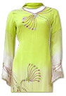 Parrot Green/Pink Chiffon Suit- Indian Dress
