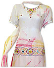 White/Magenta Chiffon Suit- Indian Dress