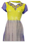 Yellow/Purple Chiffon Suit- Indian Dress