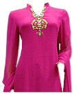 Hot Pink/Lime Green Chiffon Suit- Indian Semi Party Dress