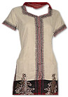 Beige/Maroon Georgette Suit- Pakistani Casual Dress