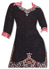 Black Chiffon Suit- Indian Semi Party Dress