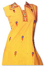 Mustard/Red Georgette Suit- Pakistani Casual Clothes