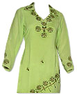 Parrot Green Georgette Suit- Pakistani Casual Dress