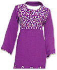 Purple Georgette Trouser Suit- Pakistani Casual Clothes