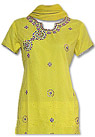 Yellow Chiffon Trouser Suit- Indian Semi Party Dress