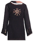 Black Chiffon Suit - Indian Semi Party Dress