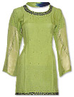 Parrot Green/Blue Chiffon Suit- Indian Dress