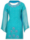 Sea Green/Turquoise Chiffon Suit- Indian Dress