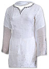 White Chiffon Suit- Indian Dress