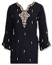 Black/Brown Chiffon Suit- Indian Semi Party Dress