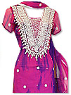 Magenta/Blue Chiffon Suit