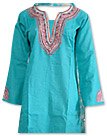 Sea Green/Skin Cotton Khaddar Suit- Pakistani Casual Clothes