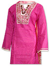 Hot Pink/Skin Cotton Khaddar Suit- Pakistani Casual Clothes