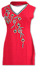 Red Georgette Suit- Indian Semi Party Dress