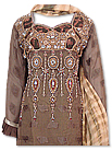 Brown Chiffon Suit