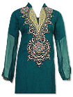 Green Chiffon Suit - Indian Semi Party Dress