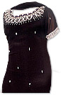 Black Chiffon Trouser Suit- Indian Semi Party Dress