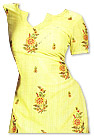 Yellow Georgette Trouser Suit- Pakistani Casual Dress